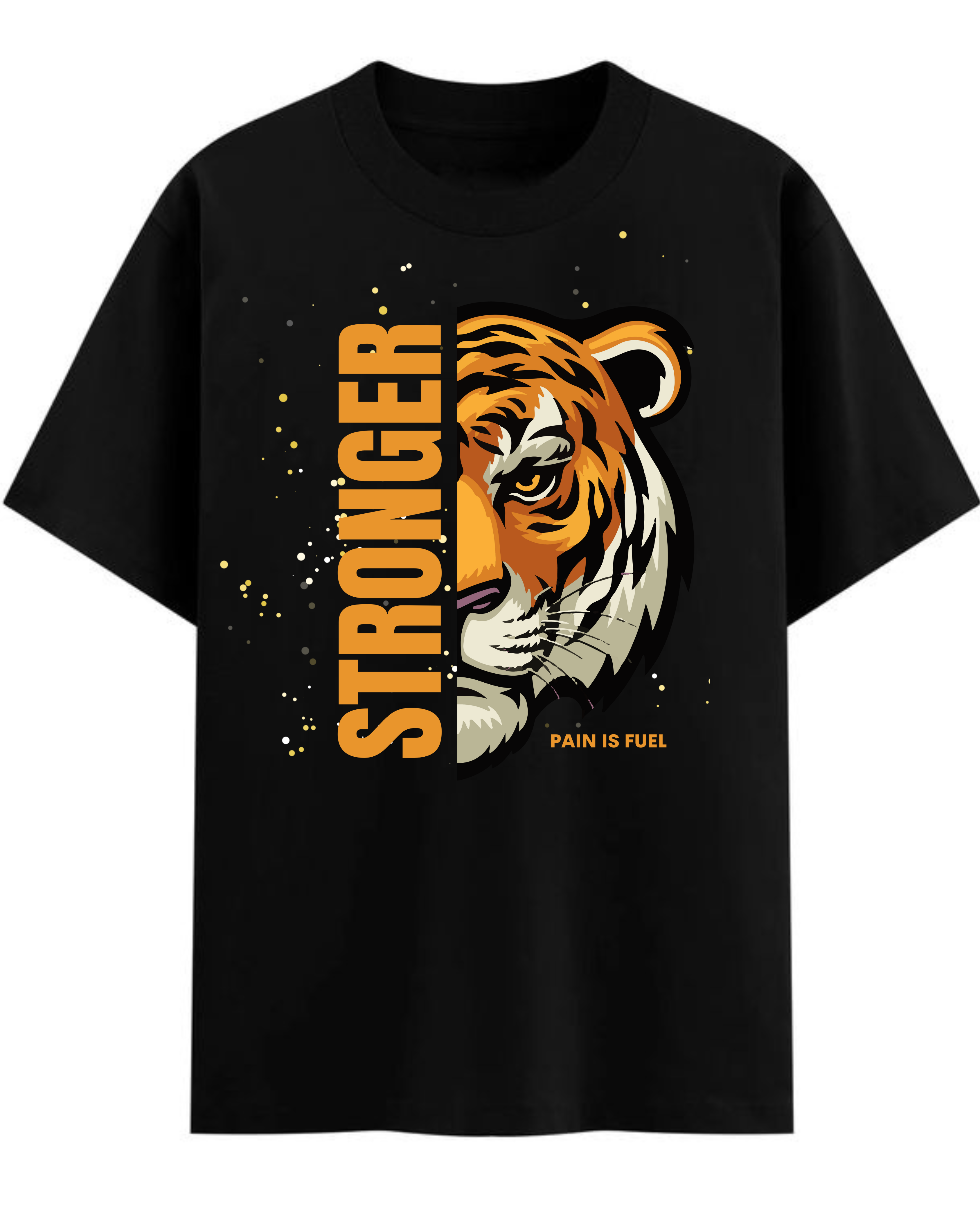 Premium Black Oversized Cotton Tee