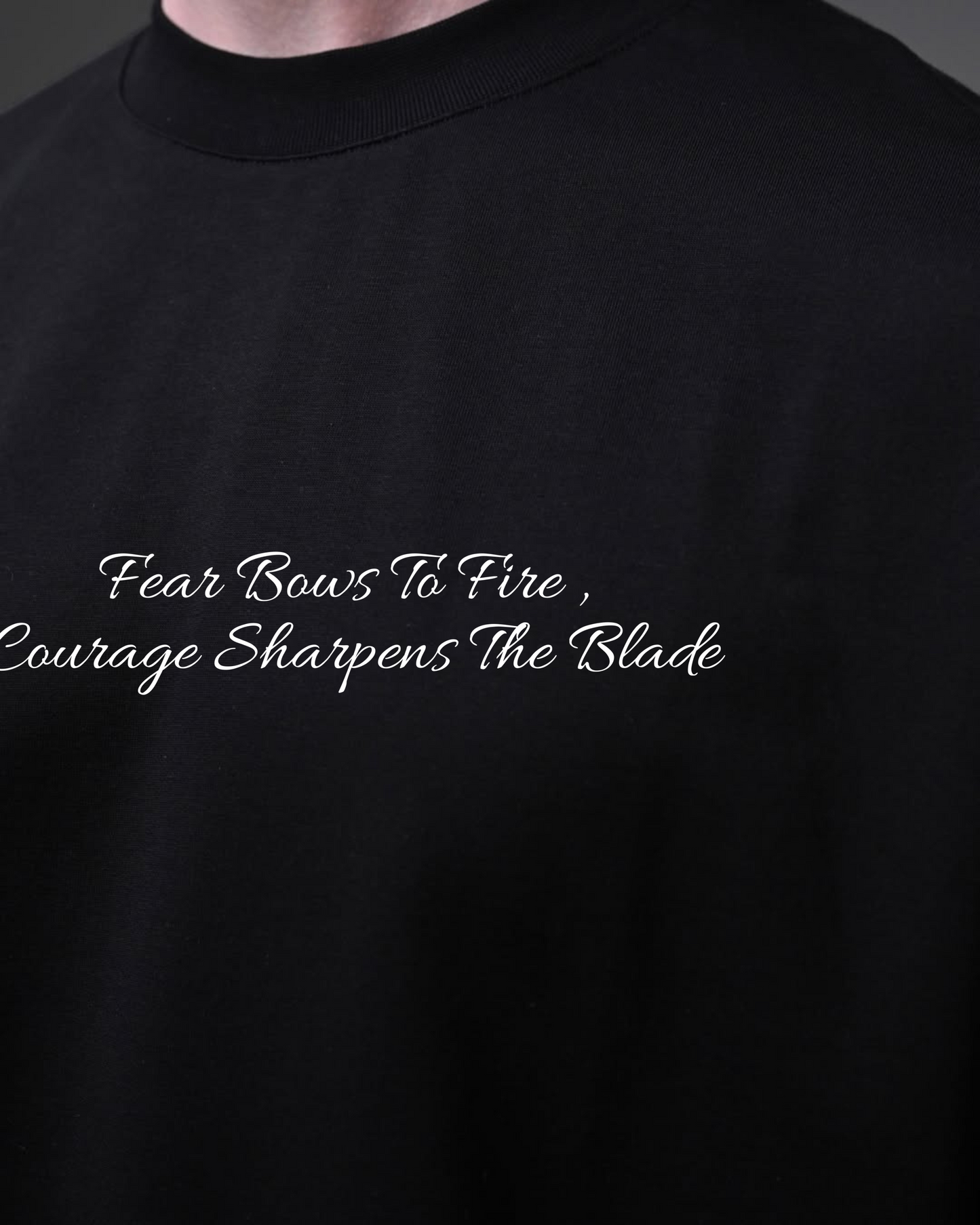 Black Oversized Anime T-Shirt