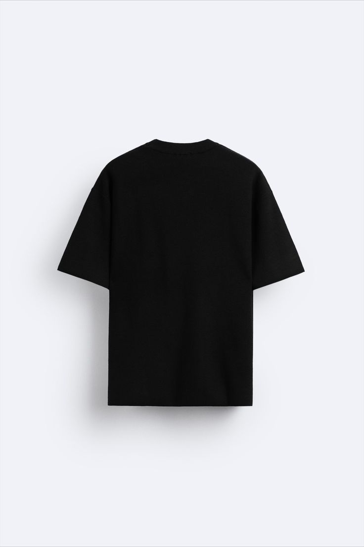 Premium Black Oversized Cotton Tee