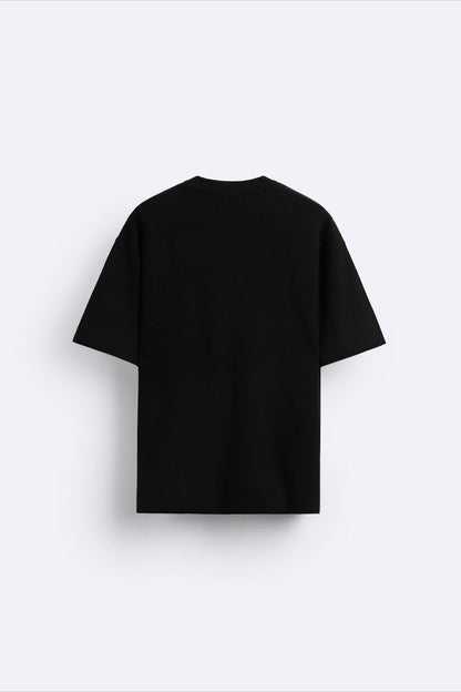 Premium Black Oversized Cotton Tee